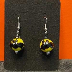 Halloween Bat Earrings